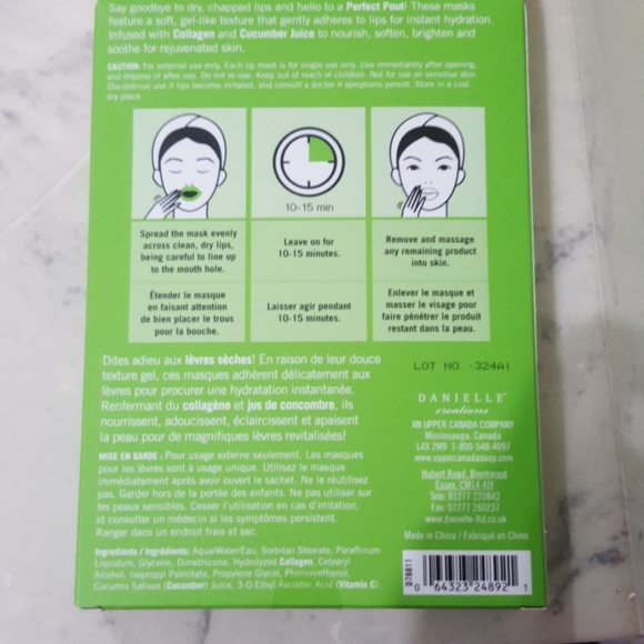 Danielle NIB Perfect Pout Lip Masks - Picture 4 of 6